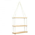 Rustic Wall Decor Swing Shelf (Set of 3 Tier, 15 x 5 Inch) - bottom_view