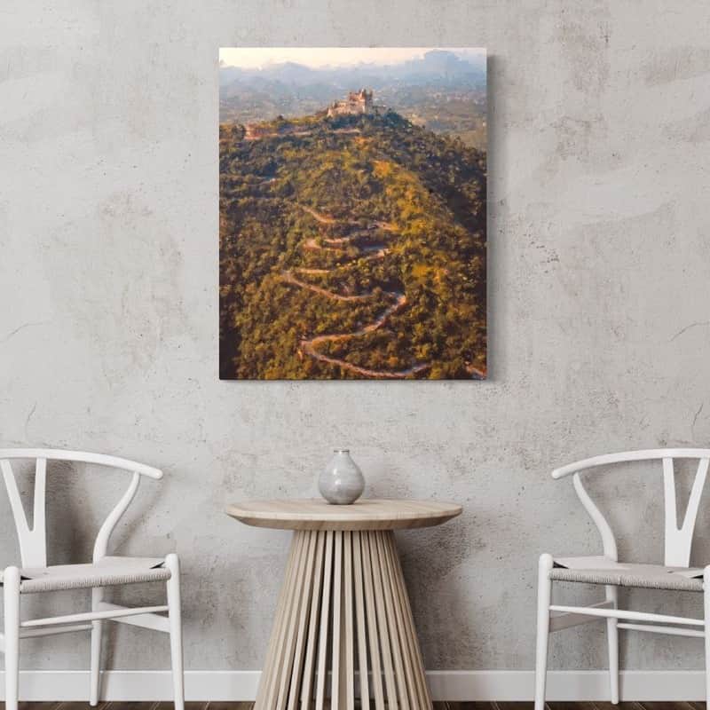 Fort wall art Painting - rear_view