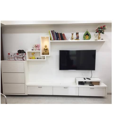 T.V Unit full set with multiple drawers