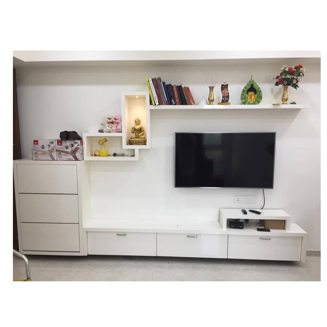 T.V Unit full set with multiple drawers