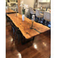 Wooden Dining table - front_view