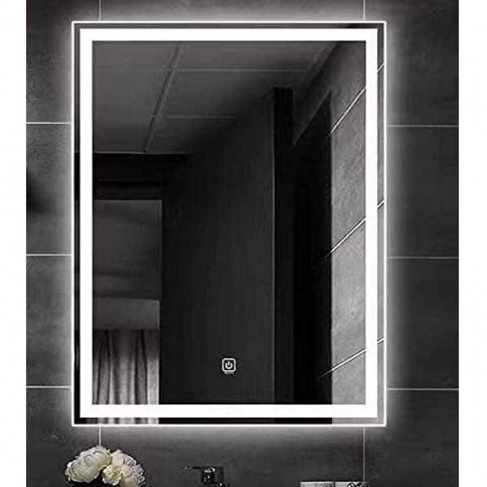 Bathroom Washbasin Makeup Wall Mounted Mirror with Sensor - photo