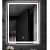 Bathroom Washbasin Makeup Wall Mounted Mirror with Sensor - top_view