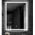 Bathroom Washbasin Makeup Wall Mounted Mirror with Sensor - rear_view