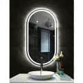 Glass Led Wall Mount Mirror - front_view