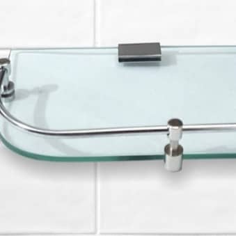 Round Toughened Glass Shelf