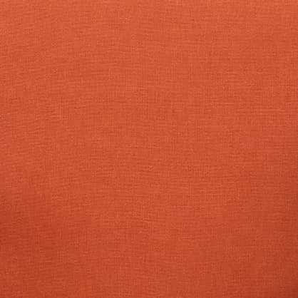 Aadya Teak Wood Upholstered Armchair In Orange Colour - top_view