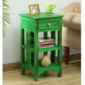Amory Table In Rustic Green Finish - photo