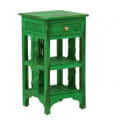 Amory Table In Rustic Green Finish - rear_view