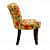 Emiko Solid Wood Slipper Chair In Multicolour - left_view