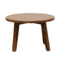 Cobb Solid Wood Coffee Table In Rustic Teak Finish - left_view
