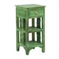 Amory  Table In Rustic Green Finish - rear_view