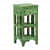 Amory  Table In Rustic Green Finish - rear_view