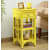 Amory End Table In Rustic Yellow Finish - photo