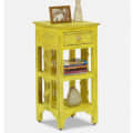 Amory End Table In Rustic Yellow Finish - rear_view