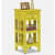 Amory End Table In Rustic Yellow Finish - rear_view