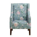 Piranha Wing Chair In Blue Colour - front_view