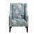 Piranha Wing Chair In Blue Colour - front_view