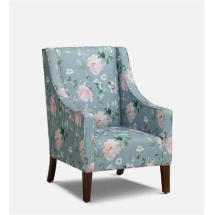 Piranha Wing Chair In Blue Colour - rear_view