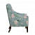 Piranha Wing Chair In Blue Colour - left_view