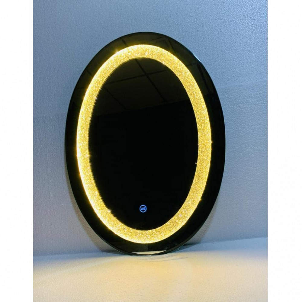 Oval Shape Chura Diamond Beautiful Modern Design Led Make Up Mirror Lights with Sensor - photo