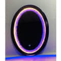 Oval Shape Chura Diamond Beautiful Modern Design Led Make Up Mirror Lights with Sensor - top_view