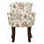 Saone Upholstered Lounge Chair In White Colour - front_view