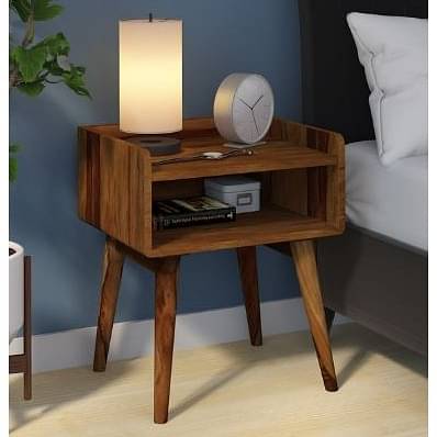 Simoes Solid Wood Bedside Table