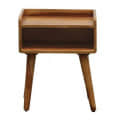 Simoes Solid Wood Bedside Table - front_view