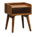 Simoes Solid Wood Bedside Table - rear_view