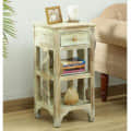 End Table (Rustic White) - photo