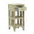 End Table (Rustic White) - rear_view