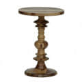 Twisty End Table In Walnut Finish - left_view