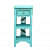 Lana Solid Wood End Table In Blue - front_view