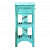 Lana Solid Wood End Table In Blue - left_view