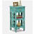 Amory End Table In Rustic Blue Finish - rear_view