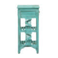 Amory End Table In Rustic Blue Finish - left_view