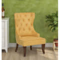 Elice Wing Chair In Yellow Colour - photo