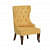 Elice Wing Chair In Yellow Colour - rear_view