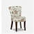 Tassio Slipper Chair In Beige Colour - rear_view