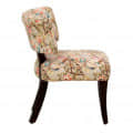 Esme Solid Wood Slipper Chair In Multicolour - left_view