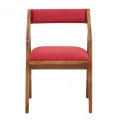Carden Solid Wood Arm Chair In Rustic Teak Finish - front_view