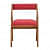 Carden Solid Wood Arm Chair In Rustic Teak Finish - front_view