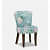 Tassio Slipper Chair In Blue Colour - rear_view