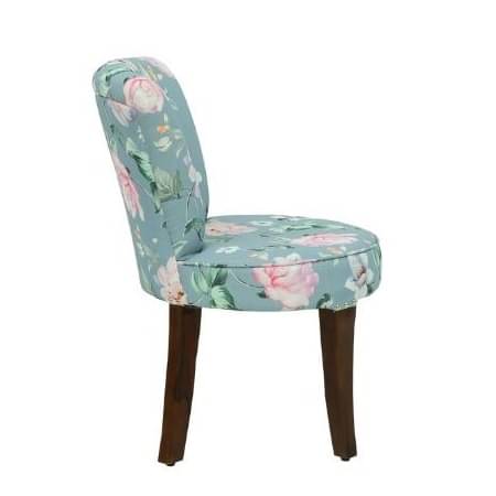 Tassio Slipper Chair In Blue Colour