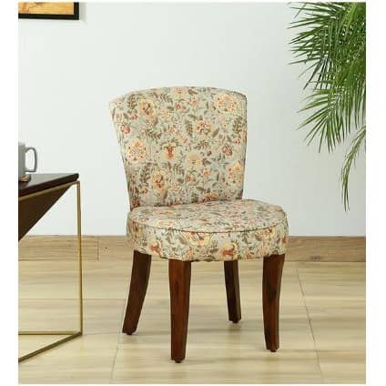 Tassio Slipper Chair In Beige Colour
