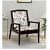 Aadhira Upholstered Arm Chair In Walnut Finish - photo