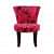 Emiko Solid Wood Slipper Chair In Multicolour - front_view