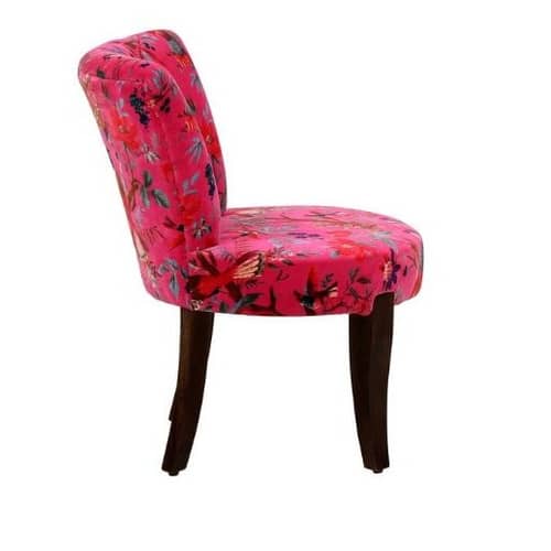 Emiko Solid Wood Slipper Chair In Multicolour