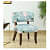 Jelany Slipper Chair In Blue Colour - photo